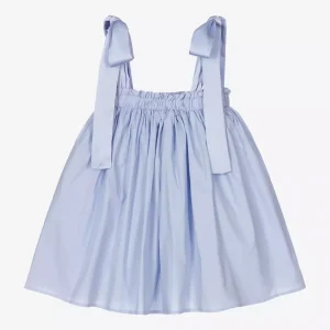 girls-blue-cotton-dress
